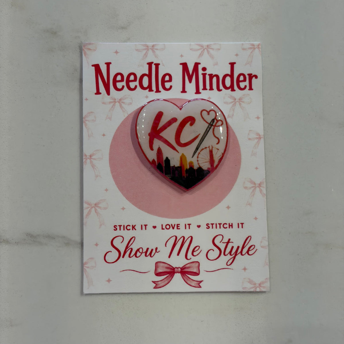 KC Stitching Heart Needle Minder