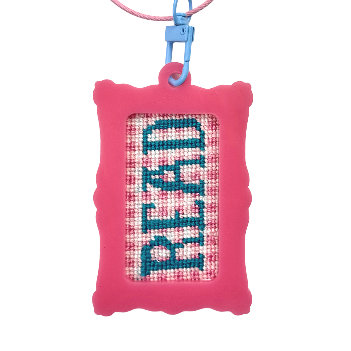 Bag Tag: Ornate Frame: Navy
