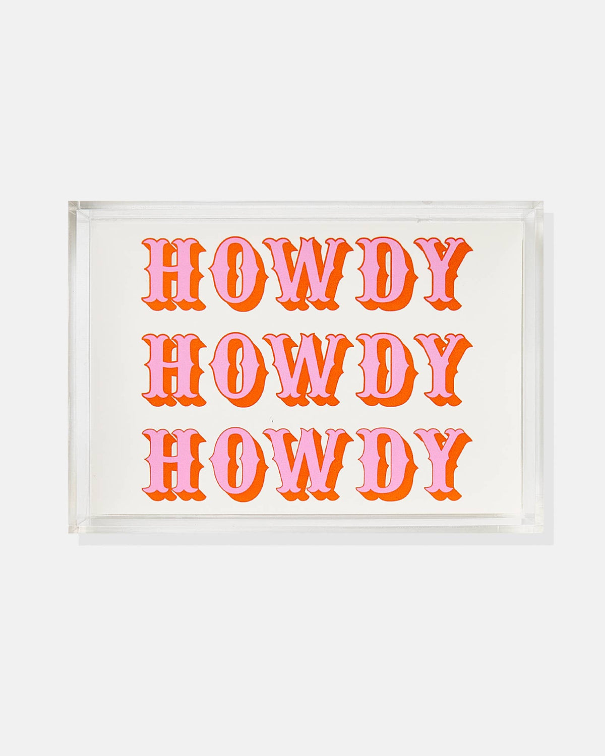 Howdy Small Tray