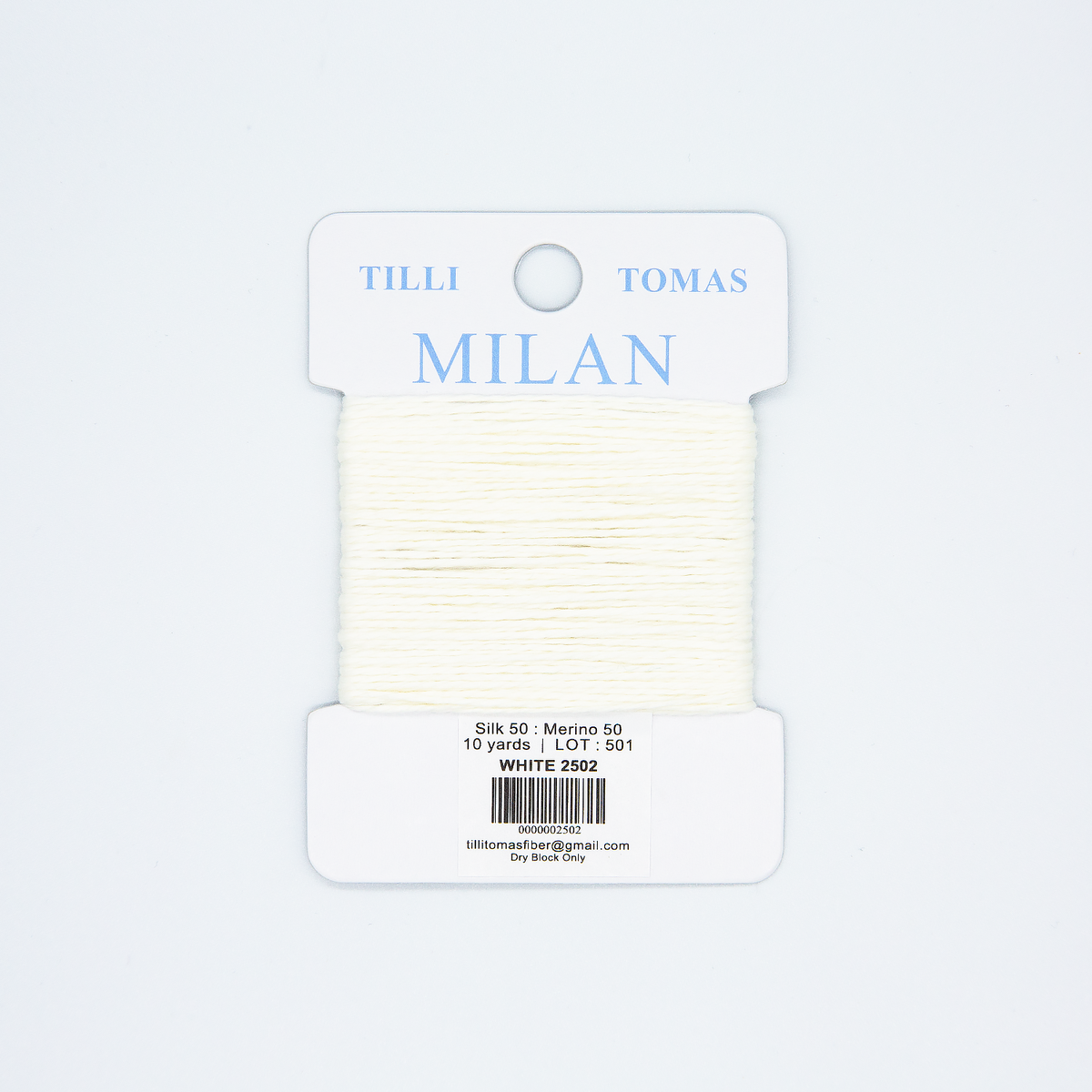 Milan Card - White 2502