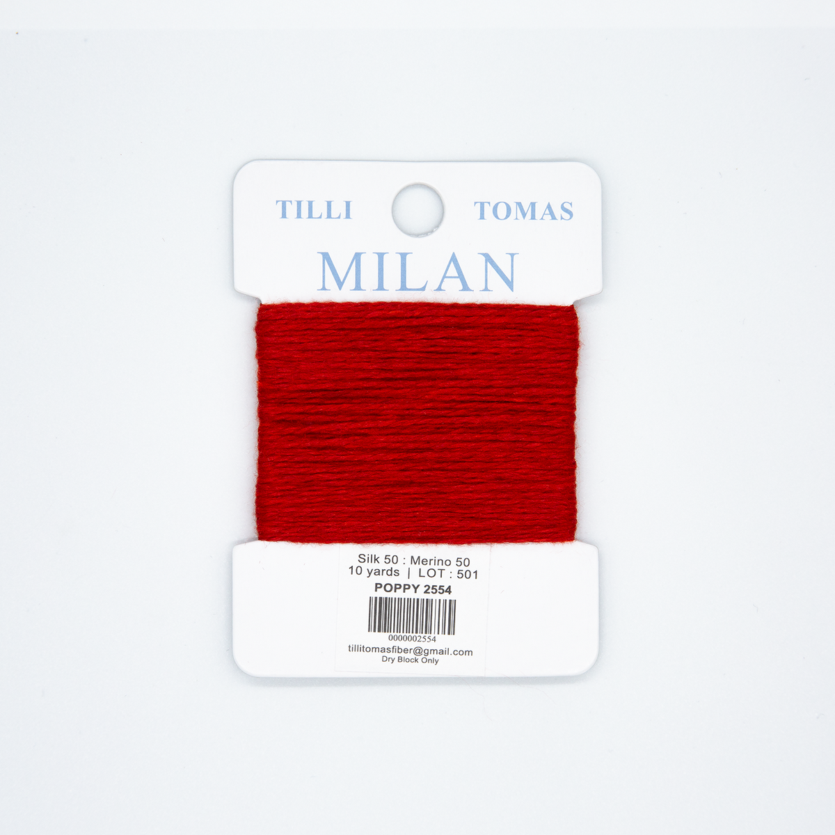 Milan Card - Poppy 2554