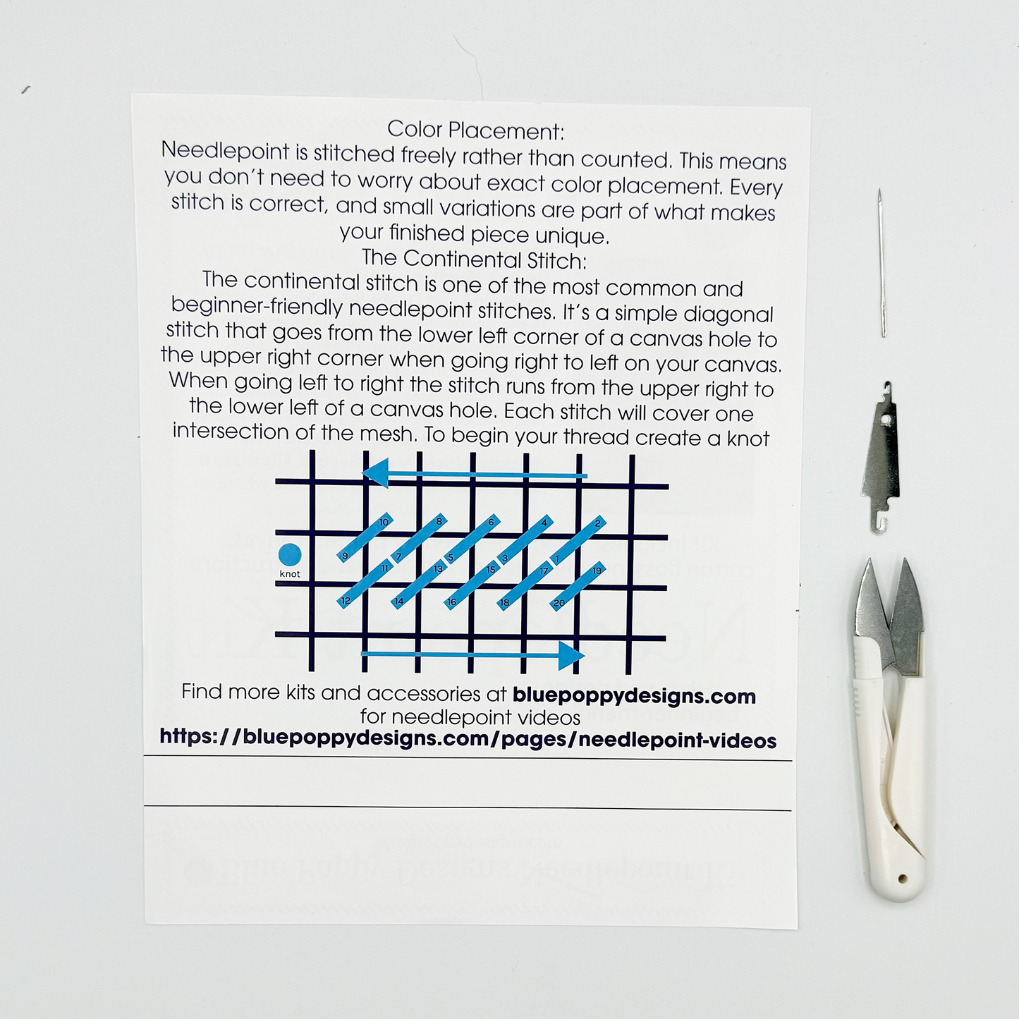 Crack Dot Bam Needlepoint Kit