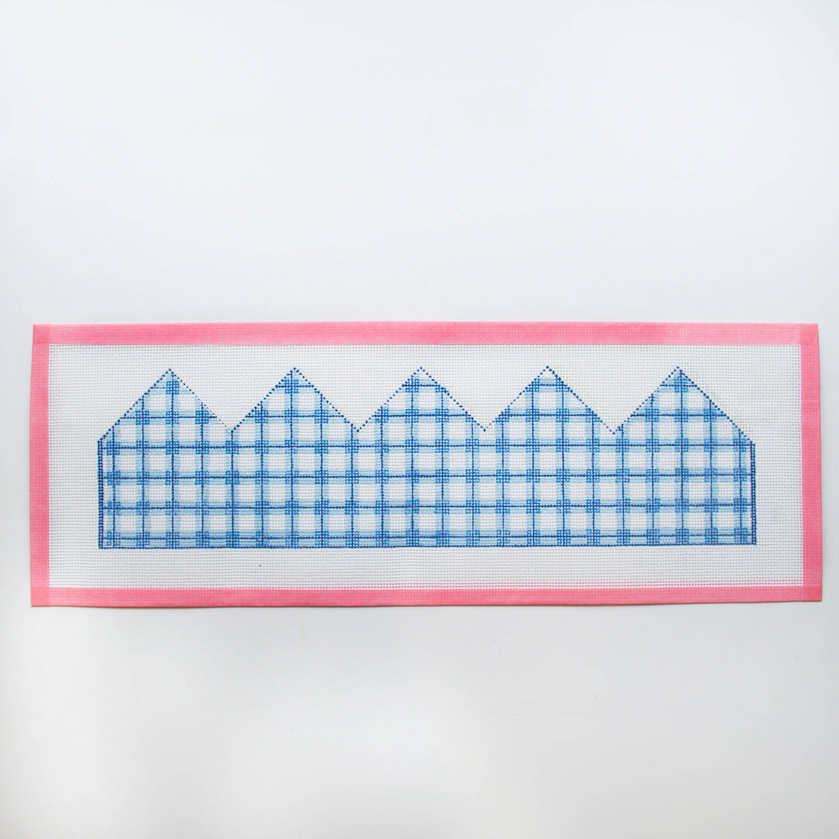 Blue Gingham Birthday Crown