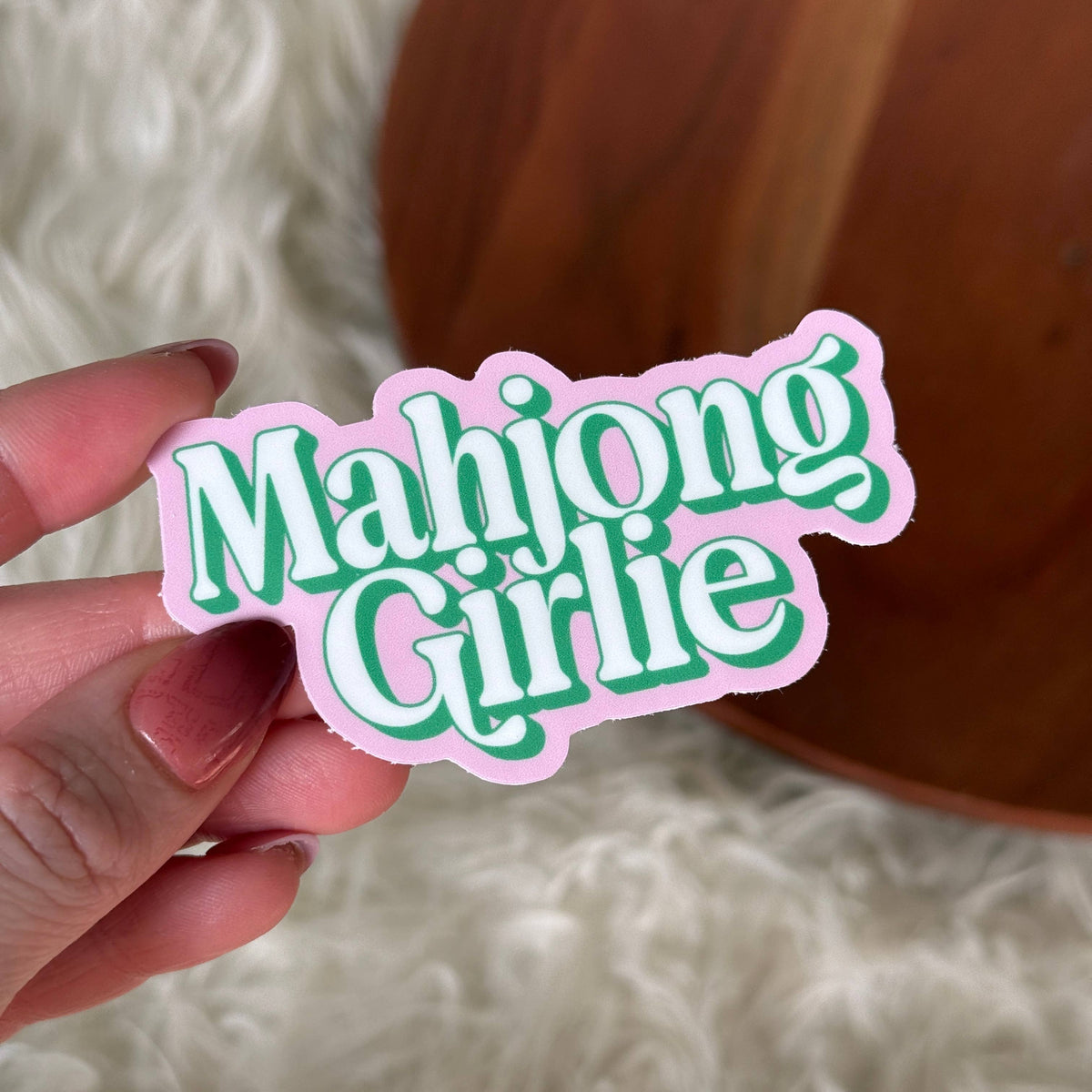 Mahjong Girlie Sticker