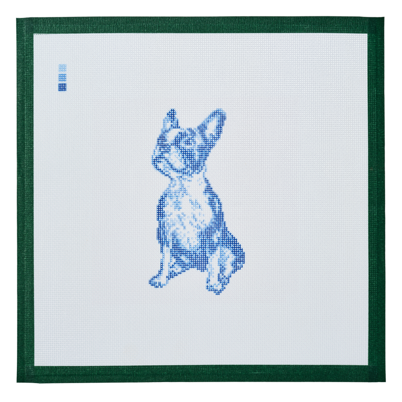 Boston Terrier in Toile: Canvas