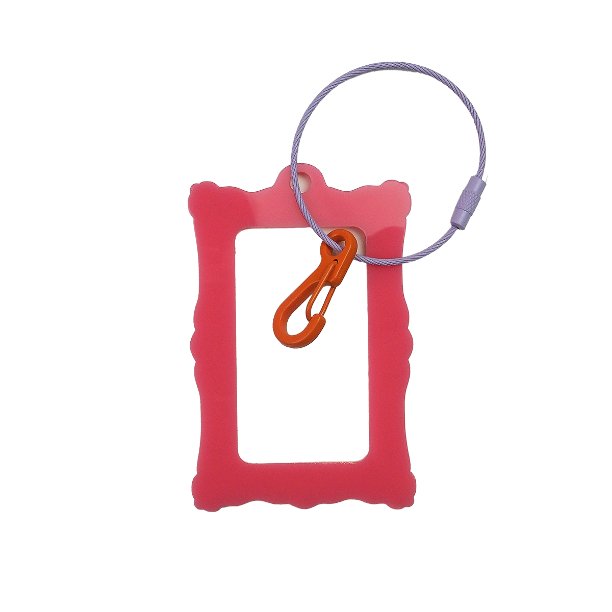 Bag Tag: Ornate Frame: Navy