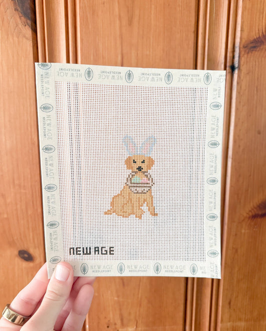 Easter Golden Retriever Canvas