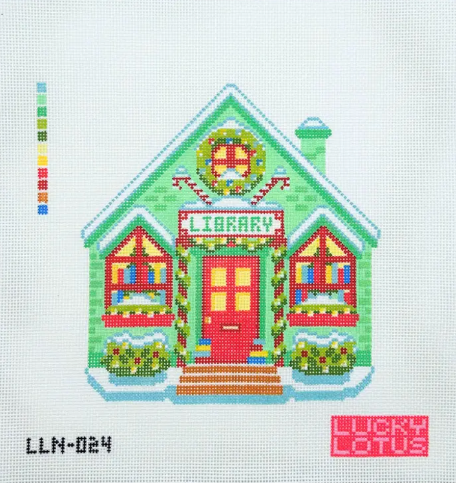 Library Christmas Village
