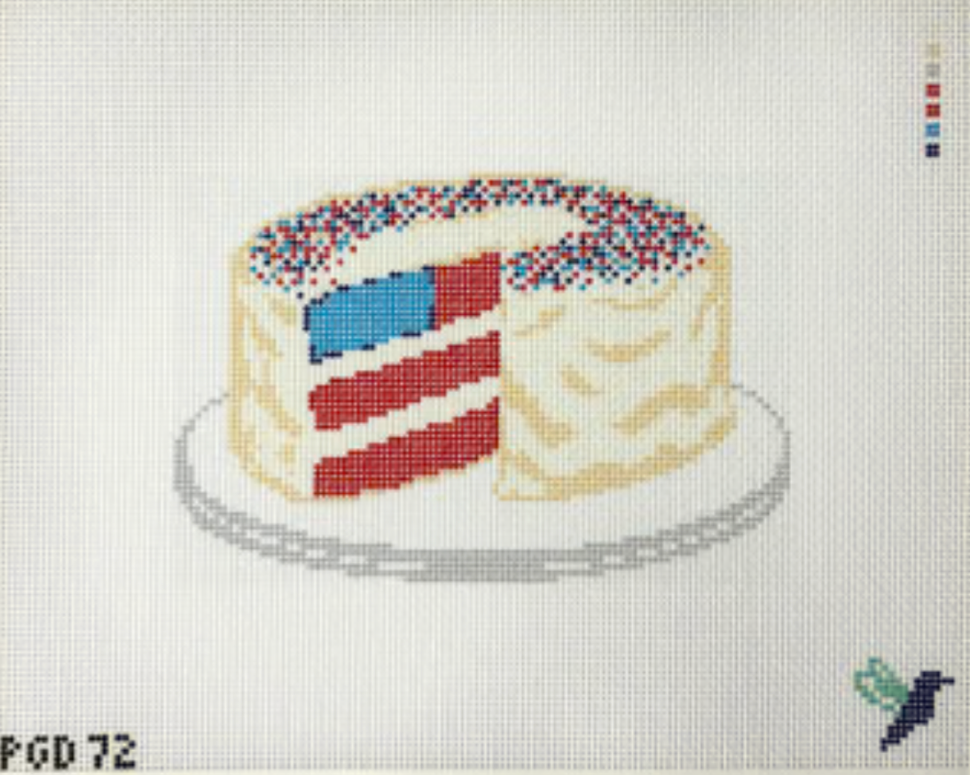 American Flag Cake
