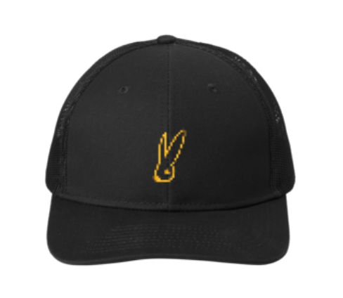 The Black and Gold Rabbit Hat