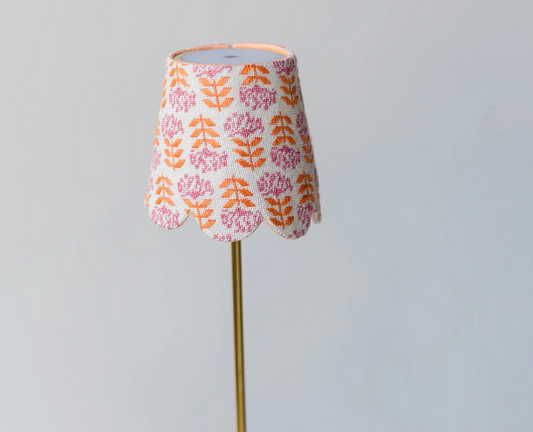 Blocked Begonia Lampshade