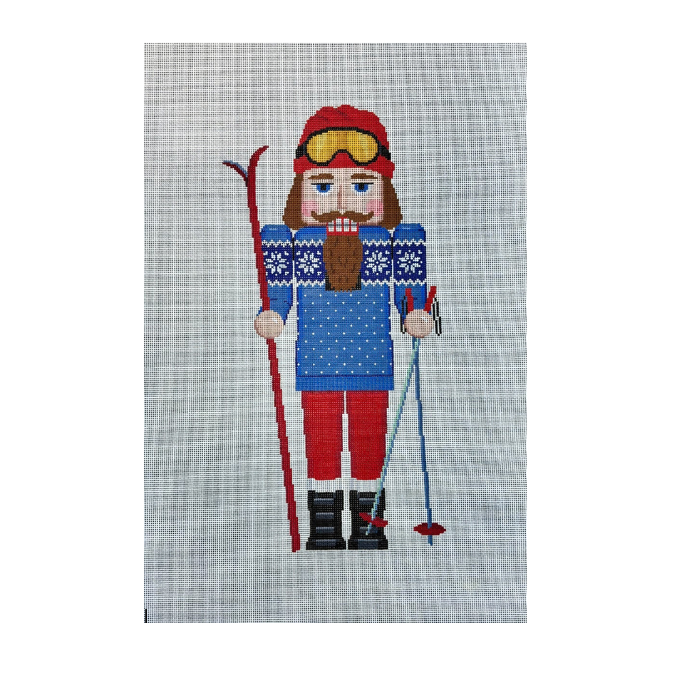 18" Nutcracker - Skier