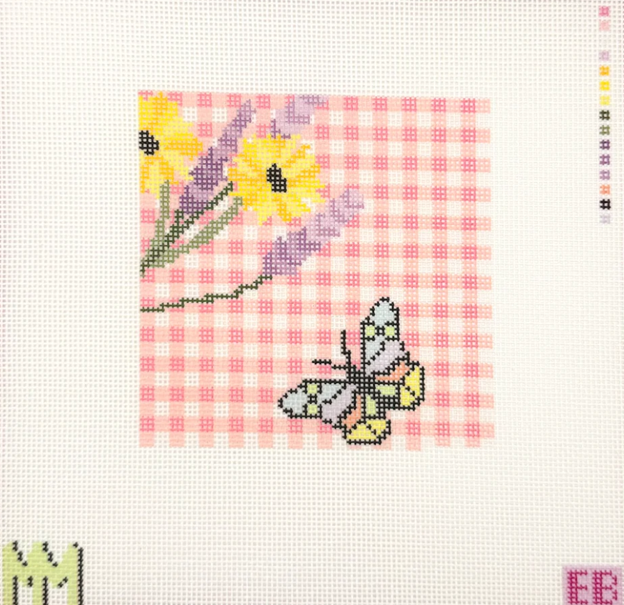 Butterfly and Flower Coaster