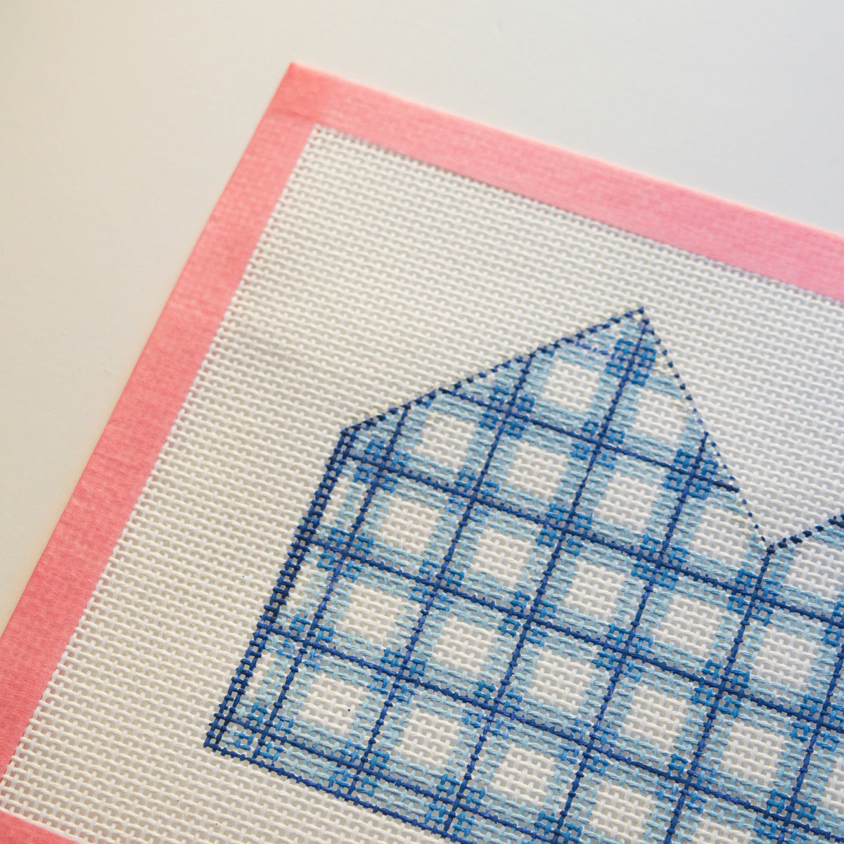 Blue Gingham Birthday Crown