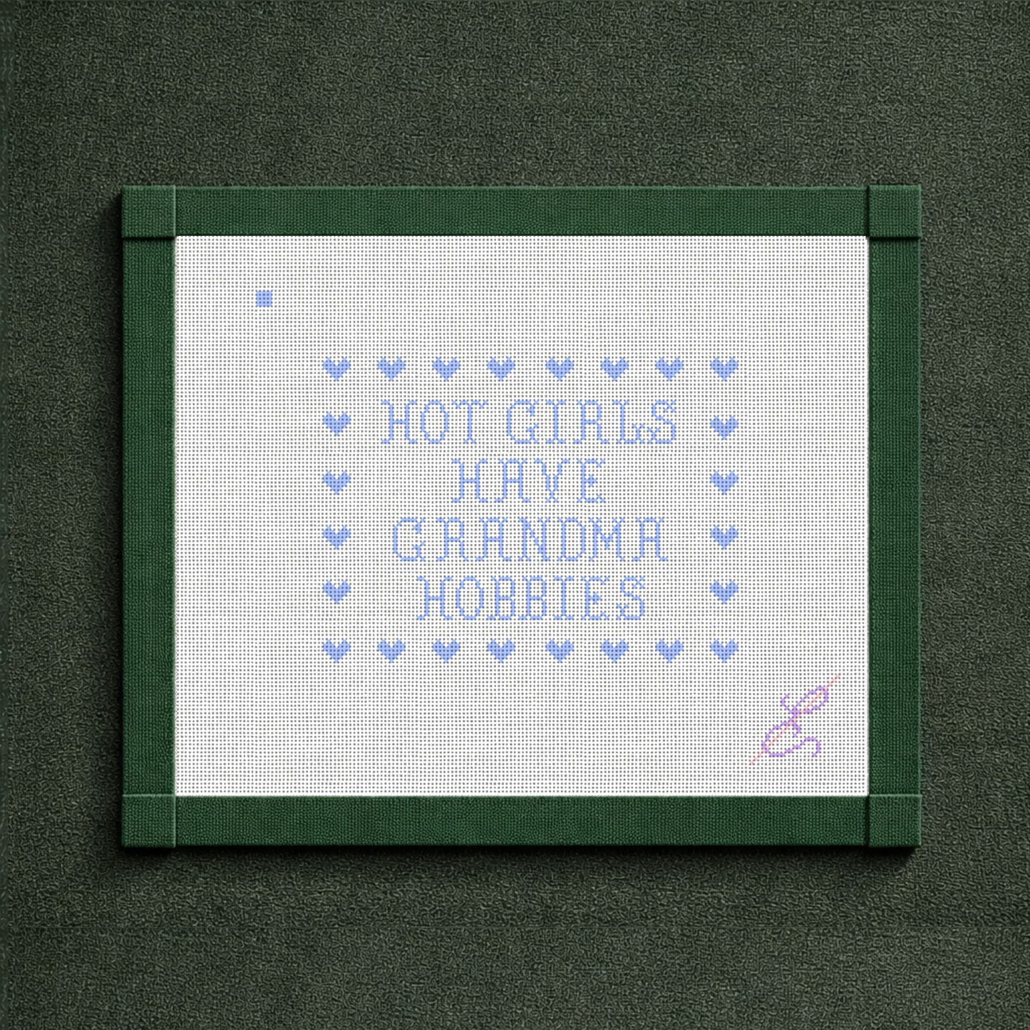 Hot Girls Have Grandma Hobbies Canvas
