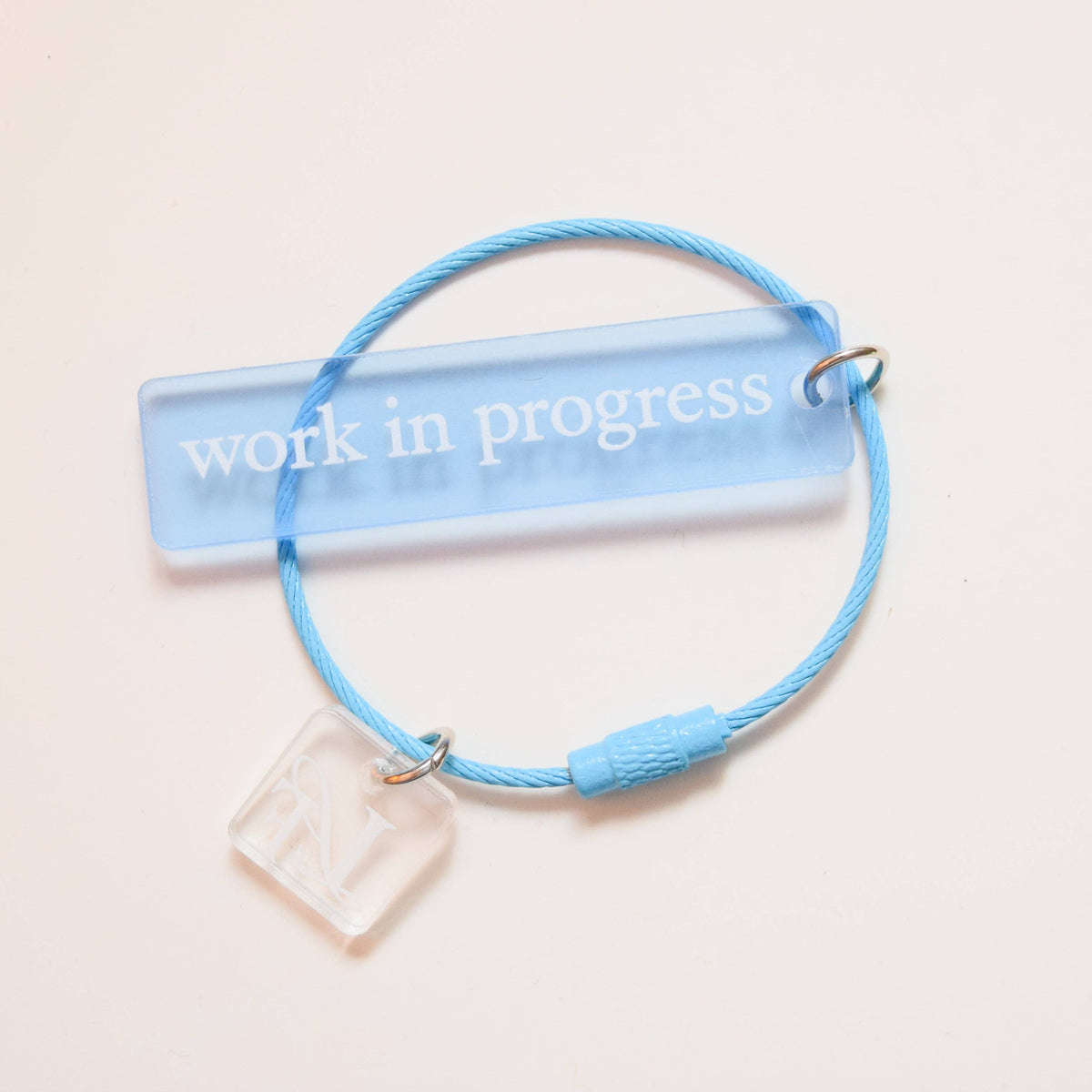 'Work In Progress' Thread Ring: Blue