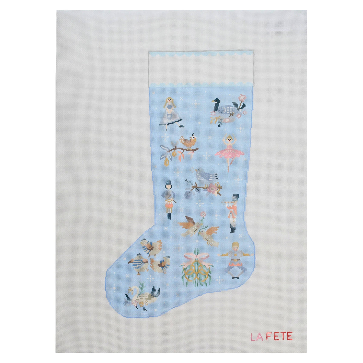12 Days of Christmas Stocking - BLUE