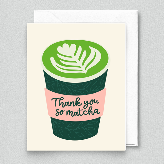 Thank You So Matcha Card