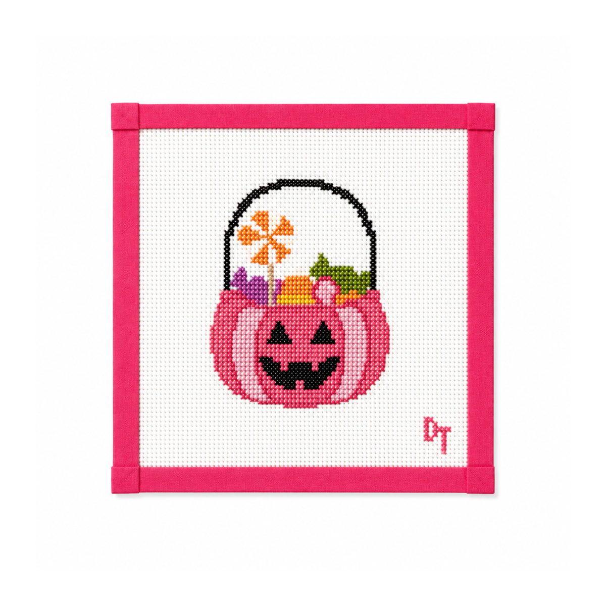Pink Pumpkin Bucket