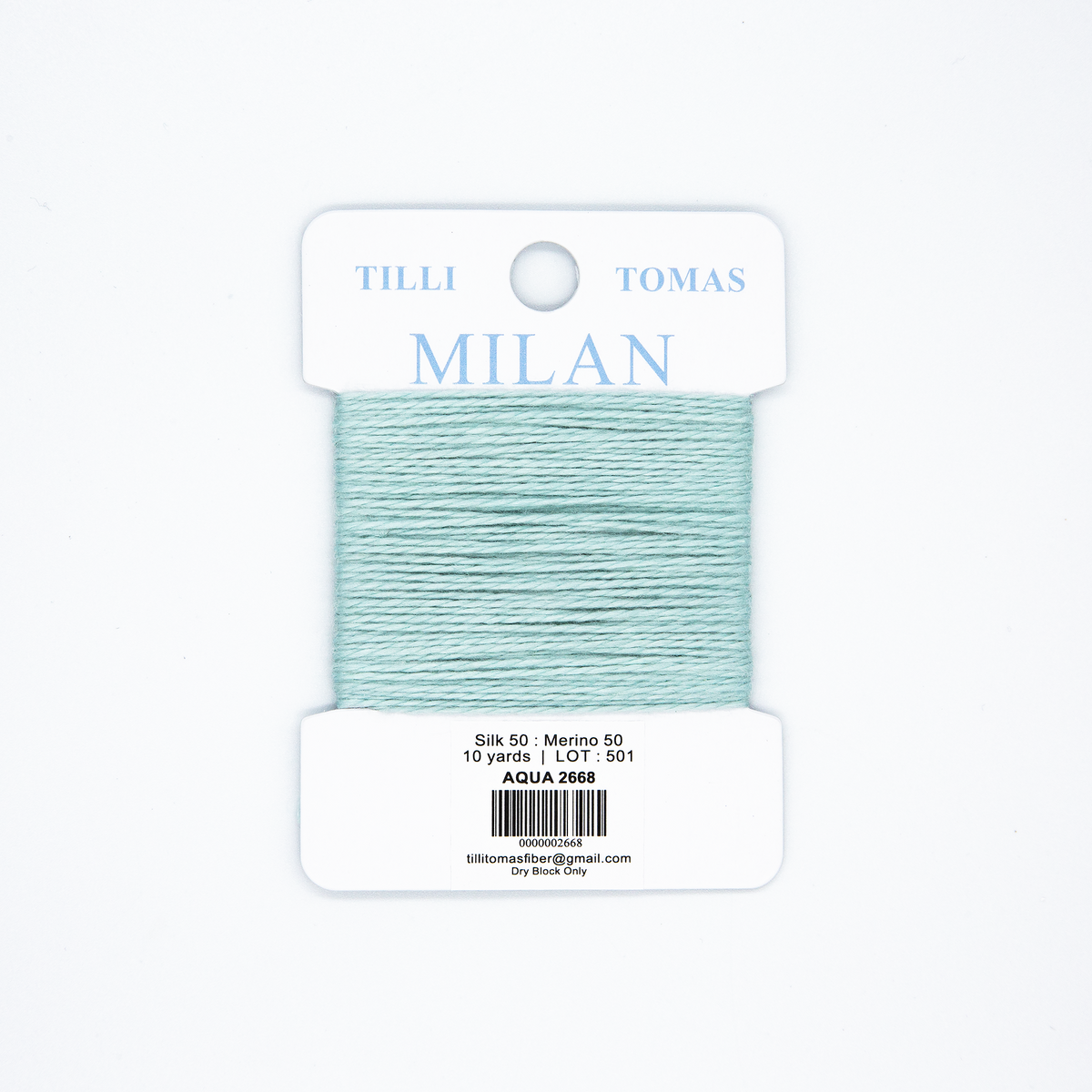 Milan Card - Aqua 2668
