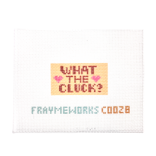 What the Cluck Gold 1.25"x 2.25" Mini