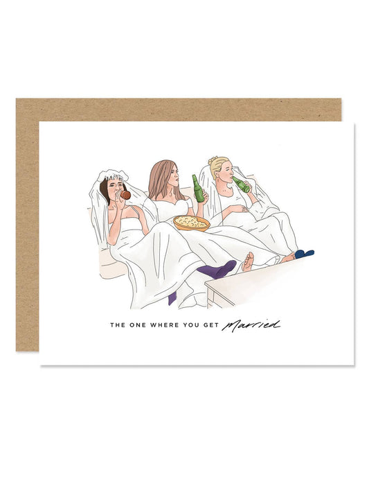 Friends Wedding Card