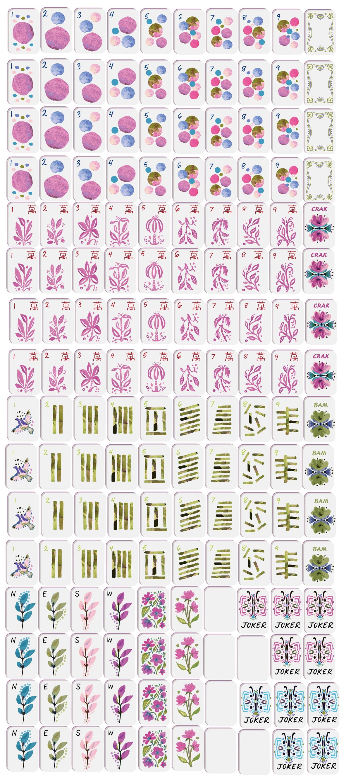 Amina Mahjong Tiles