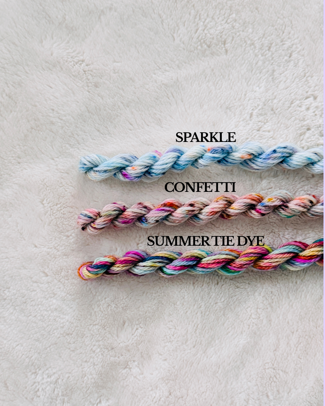 CONFETTI / 10 yard skeins