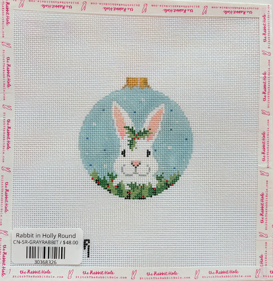White Rabbit in Holly Round