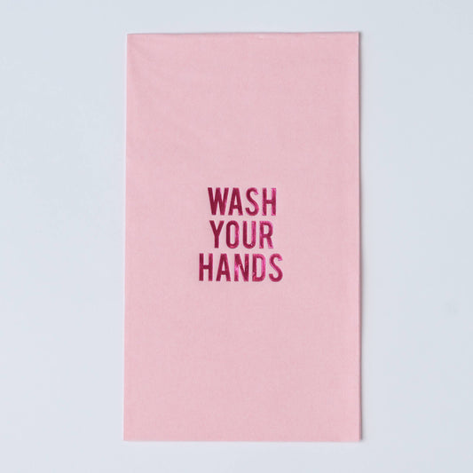 Wash Your Hands - Disposable Guest Towels