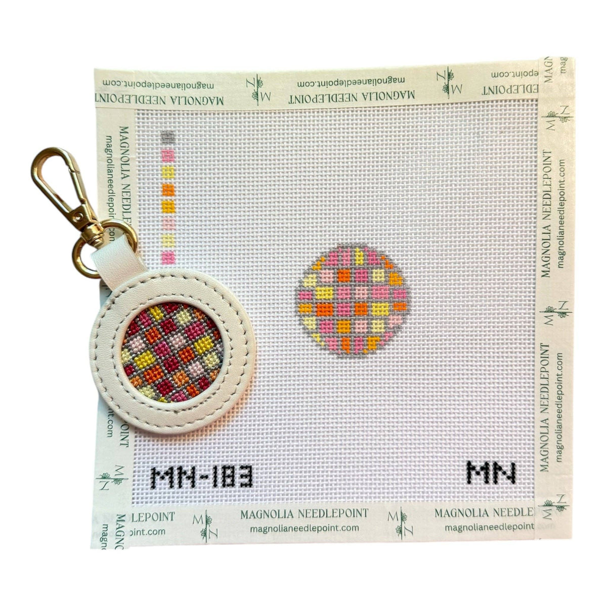 Pink Disco Ball Mini Key Fob Insert