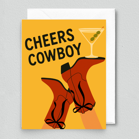 Cheers Cowboy Card