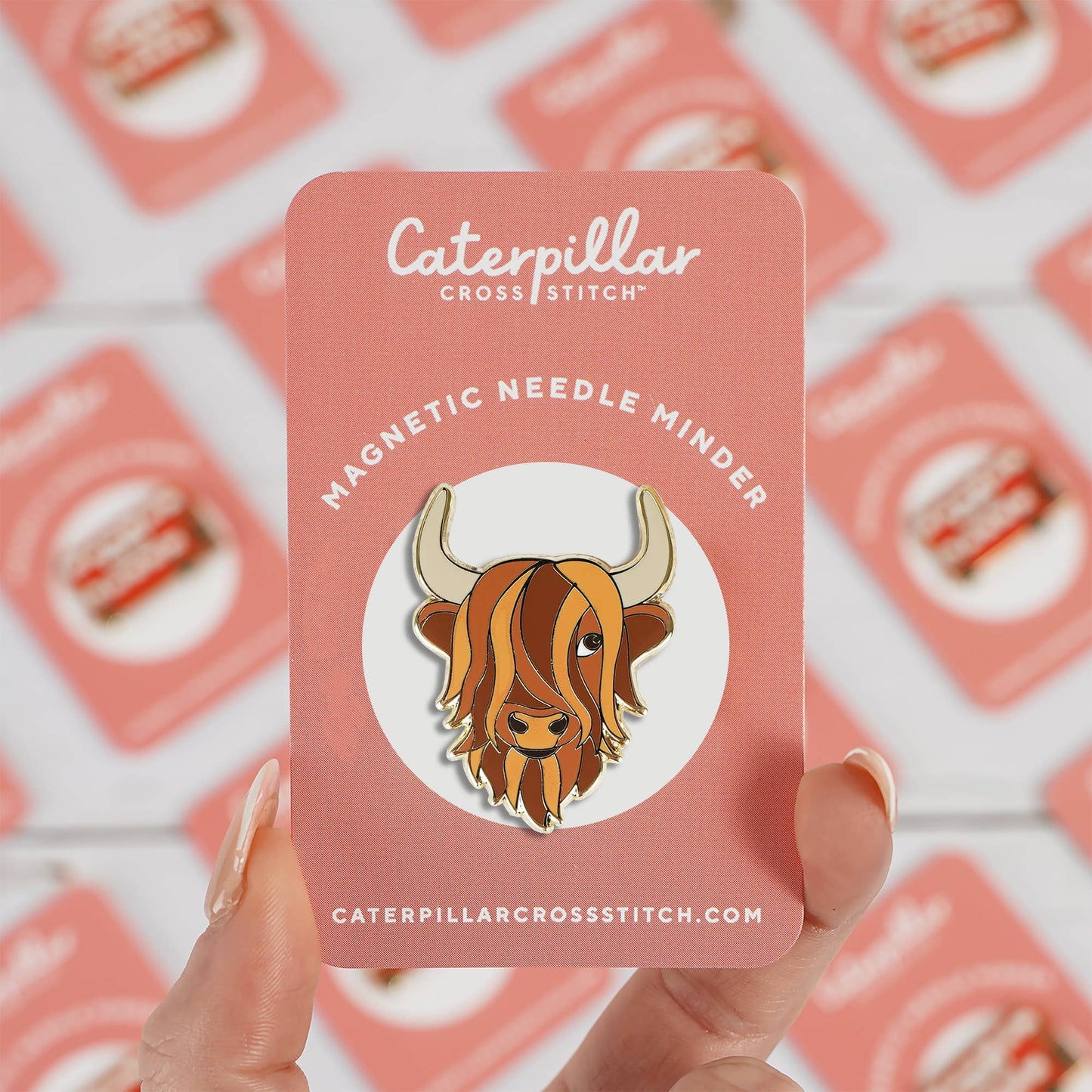 Highland Cow Needle Minder