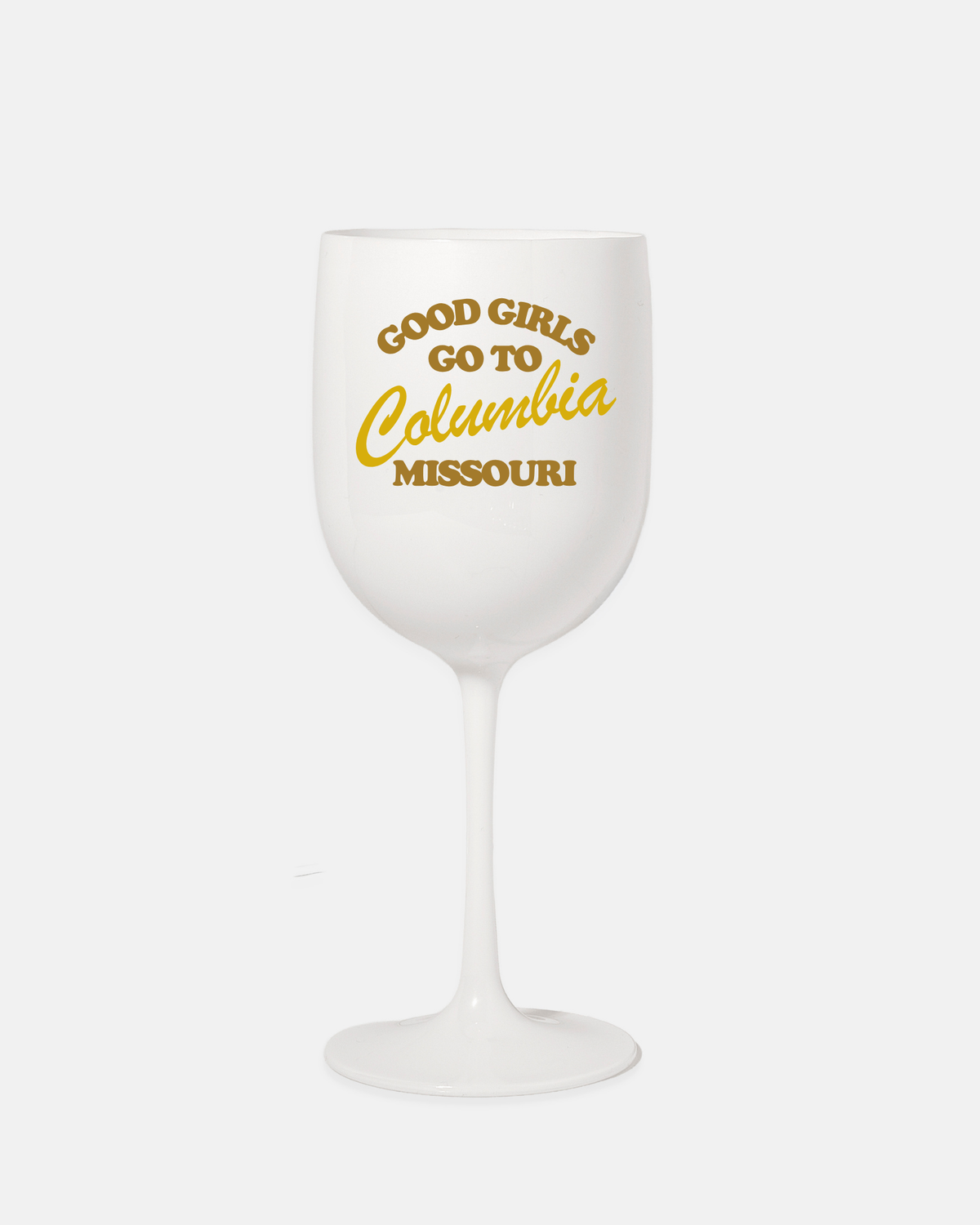 Columbia, MO Wine Glass