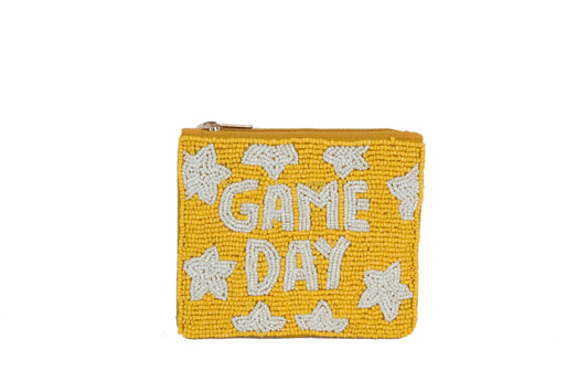 GAME DAY Yellow Coin Purse