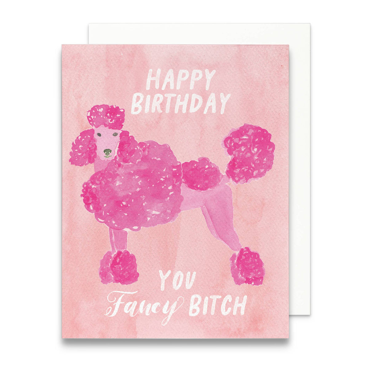 Poodle Birthday Card