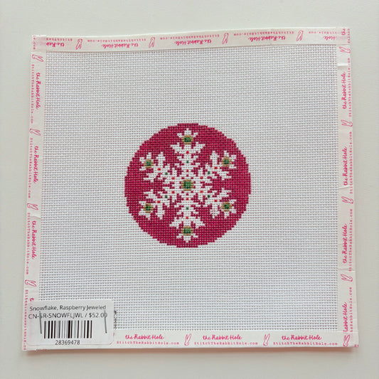 Snowflake, Raspberry Jeweled