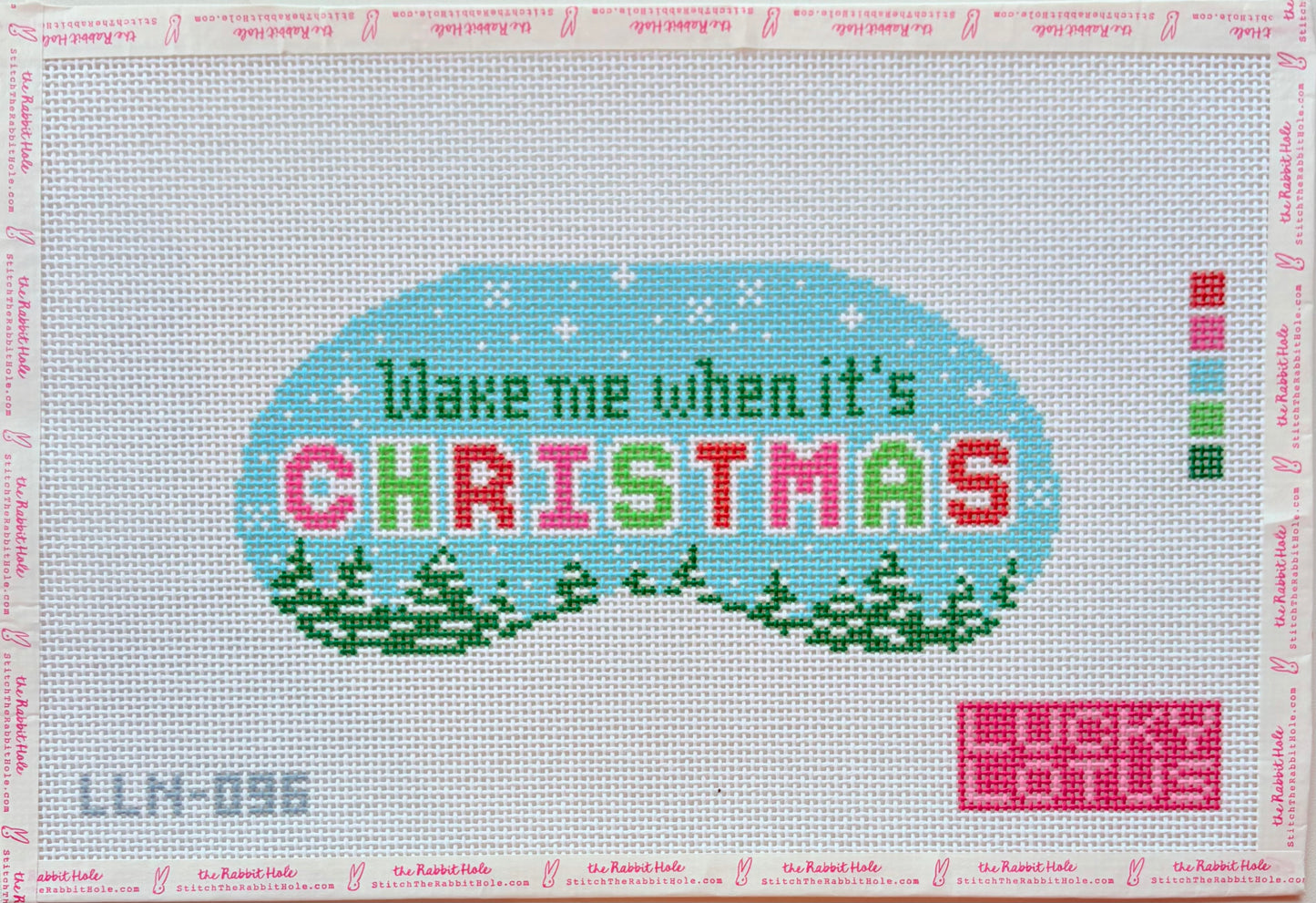 Wake Me Up When It's Christmas Sleep Eye Mask
