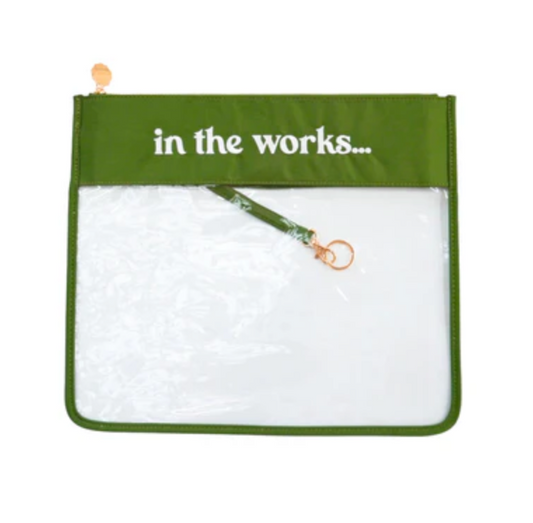 In The Works Project Bag - Olive