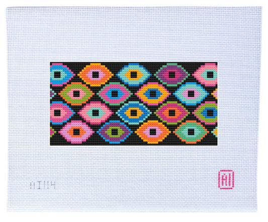 Evil Eye Pattern Clutch Insert / Sunglasses Case