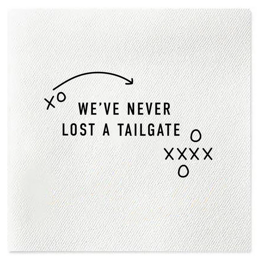 Never Lost a Tailgate Napkins