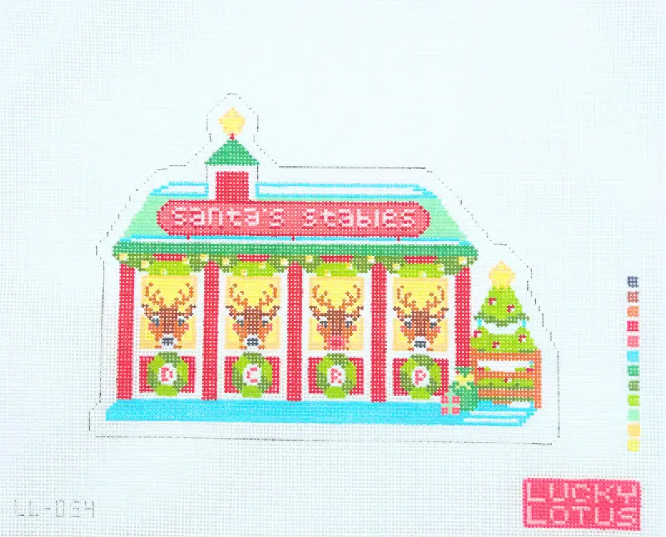 Santa's Stables Christmas Village