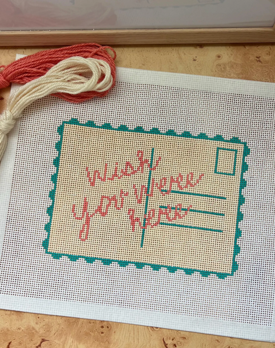 Wish You Were Here Coastal Postcard