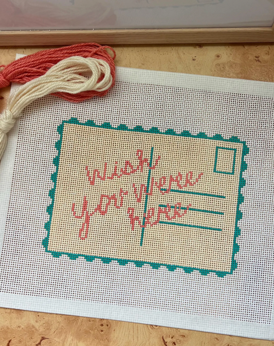 Wish You Were Here Coastal Postcard