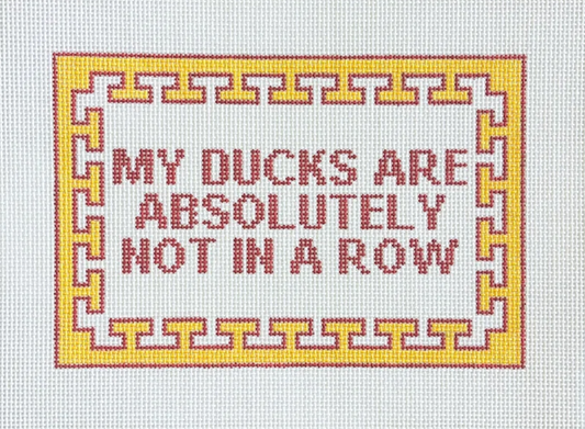Ducks Are Not In A Row