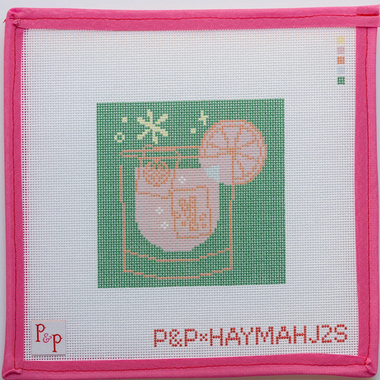 Green Mahjong Cocktail Coaster