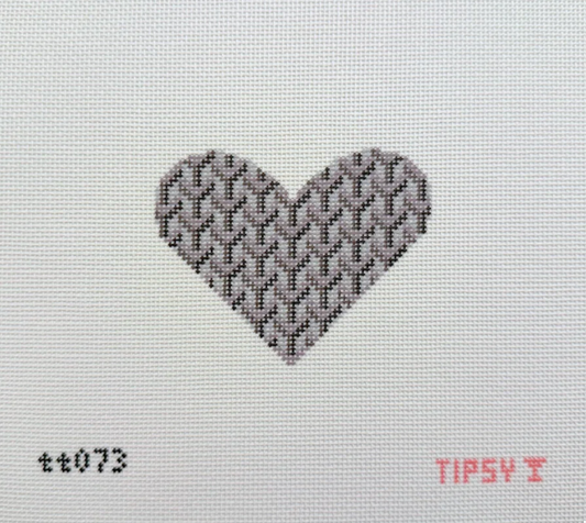 Grey Designer Heart