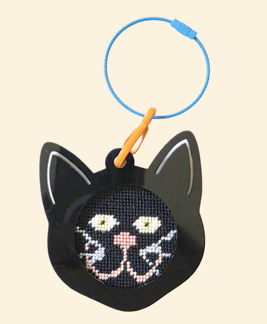 TRUNK Bag Tag: Cat - Black