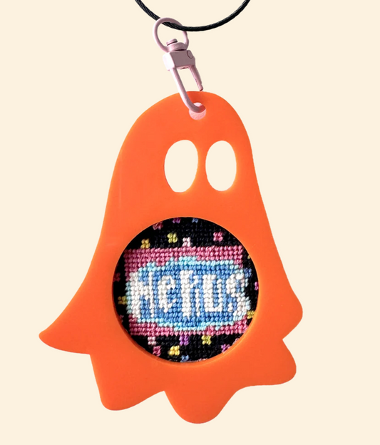 TRUNK Bag Tag: Ghost - Orange
