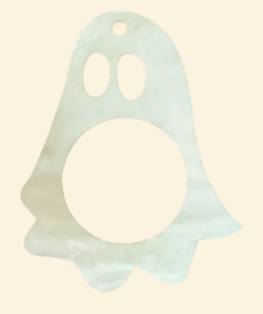 TRUNK Bag Tag: Ghost - Pearl White